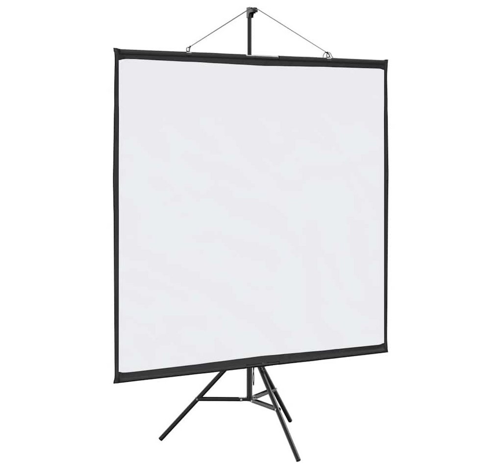 vidaXL Deckeneinbauleinwand (Beamer Leinwand mit Stativ 67 Zoll 1:1) von vidaXL