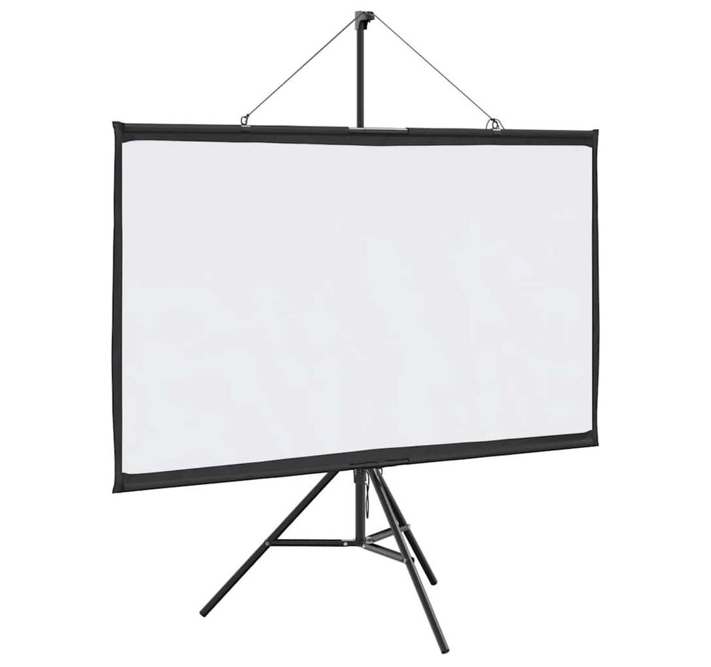vidaXL Deckeneinbauleinwand (Beamer Leinwand mit Stativ 72 Zoll 16:9) von vidaXL
