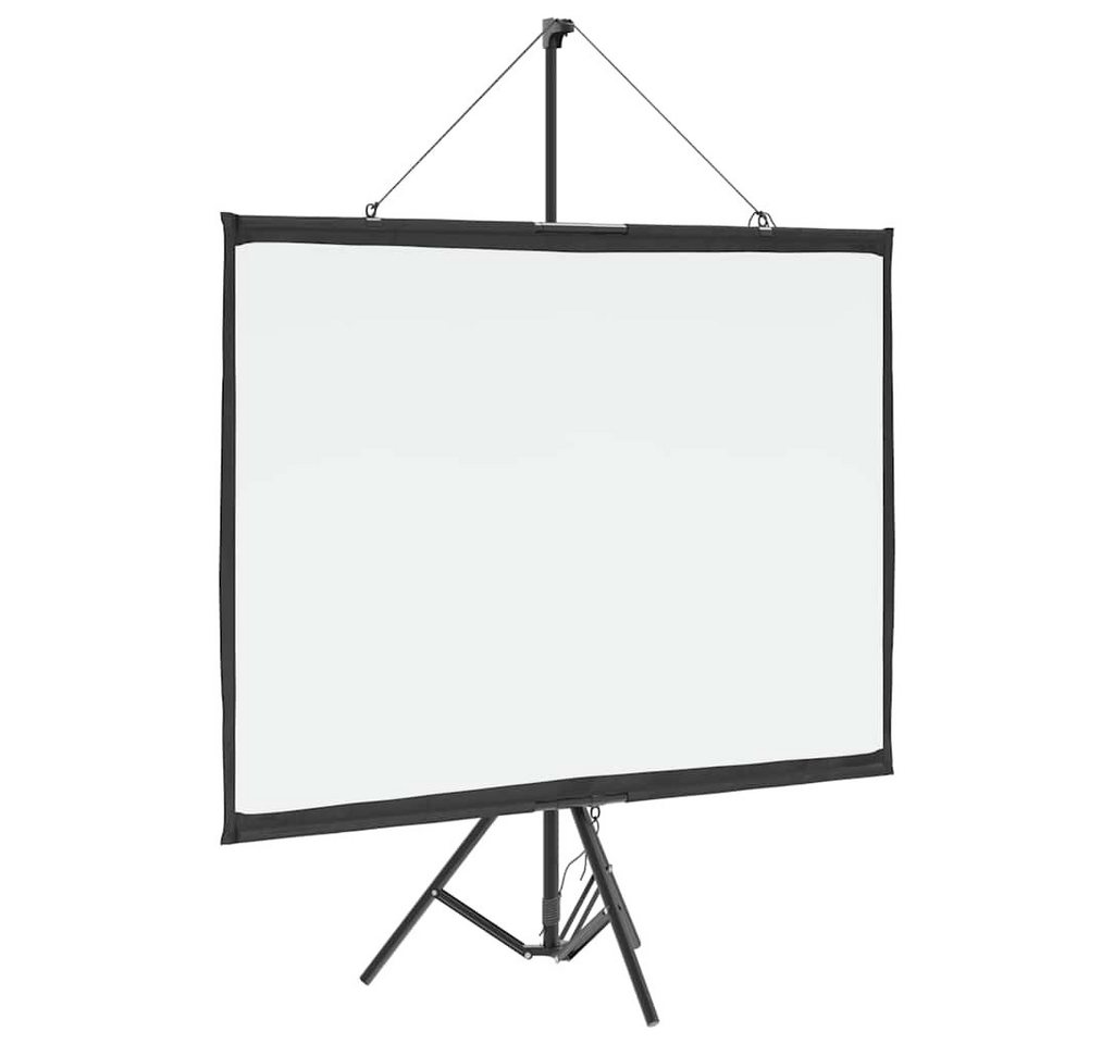 vidaXL Deckeneinbauleinwand (Beamer Leinwand mit Stativ 72 Zoll 4:3) von vidaXL