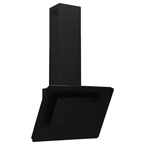 vidaXL Dunstabzugshaube 60 cm Edelstahl und Hartglas Schwarz vidaXL Dunstabzugshaube 60 cm Edelstahl und Hartglas Schwarz von vidaXL