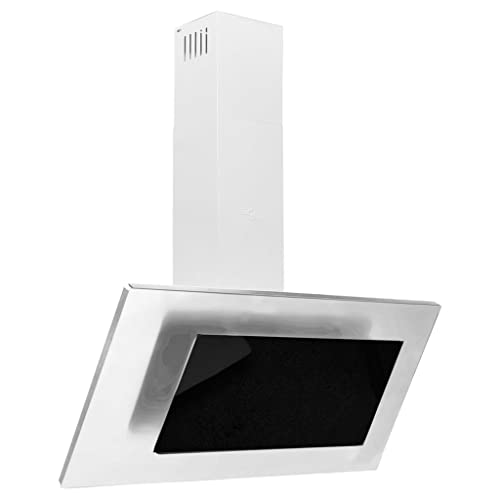 vidaXL Dunstabzugshaube 90 cm Edelstahl und Hartglas Silbern von vidaXL