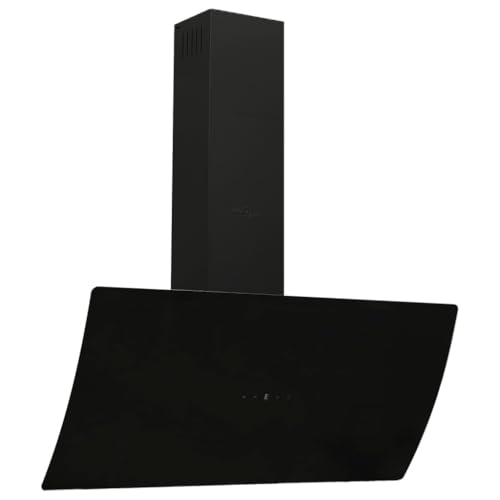 vidaXL Dunstabzugshaube 90 cm Stahl und Hartglas Schwarz vidaXL Dunstabzugshaube 90 cm Stahl und Hartglas Schwarz von vidaXL