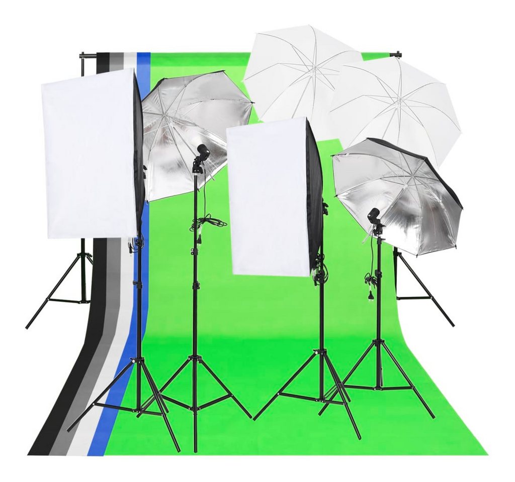 vidaXL Fotohintergrund Fotostudio-Beleuchtung Set vidaXL Fotohintergrund Fotostudio-Beleuchtung Set von vidaXL