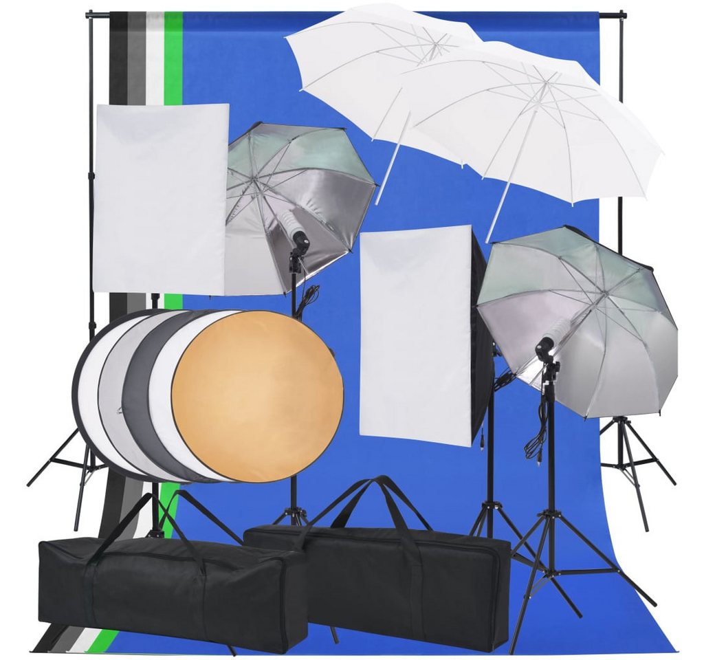 vidaXL Fotohintergrund Fotostudio-Beleuchtungsset vidaXL Fotohintergrund Fotostudio-Beleuchtungsset von vidaXL