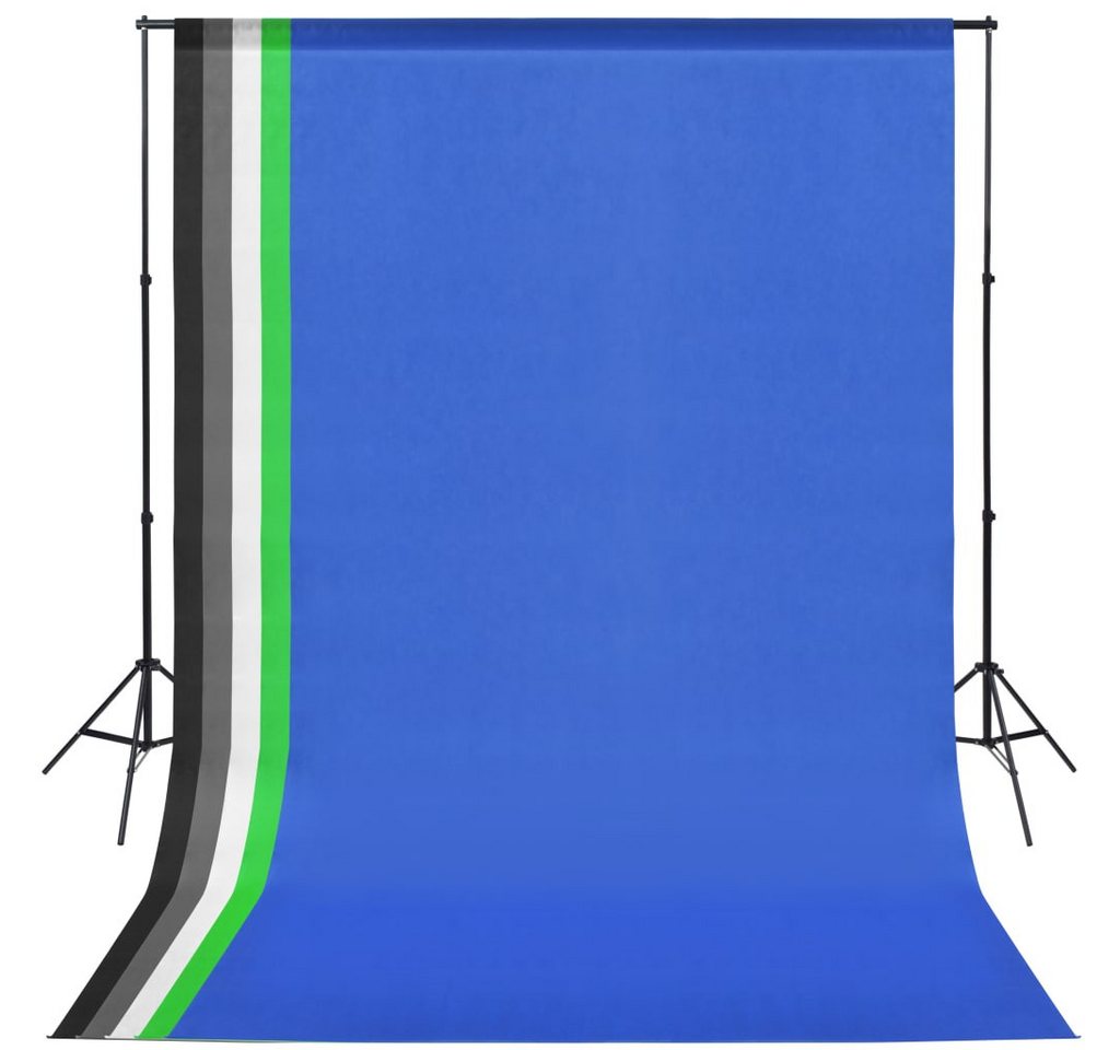 vidaXL Fotohintergrund Fotostudio Set mit 5 farbigen Hintergründen und einstellbarer Aufhängu vidaXL Fotohintergrund Fotostudio Set mit 5 farbigen Hintergründen und einstellbarer Aufhängu von vidaXL