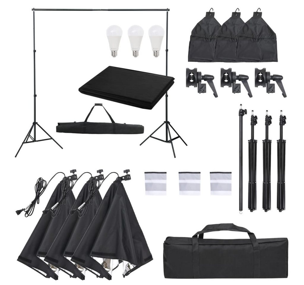 vidaXL Fotohintergrund Fotostudio Set mit Beleuchtung und Hintergrund vidaXL Fotohintergrund Fotostudio Set mit Beleuchtung und Hintergrund von vidaXL