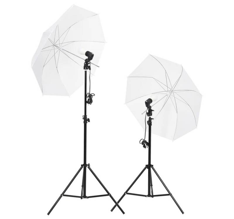 vidaXL Fotohintergrund, Fotostudio-Set mit Beleuchtung und Hintergrund von vidaXL