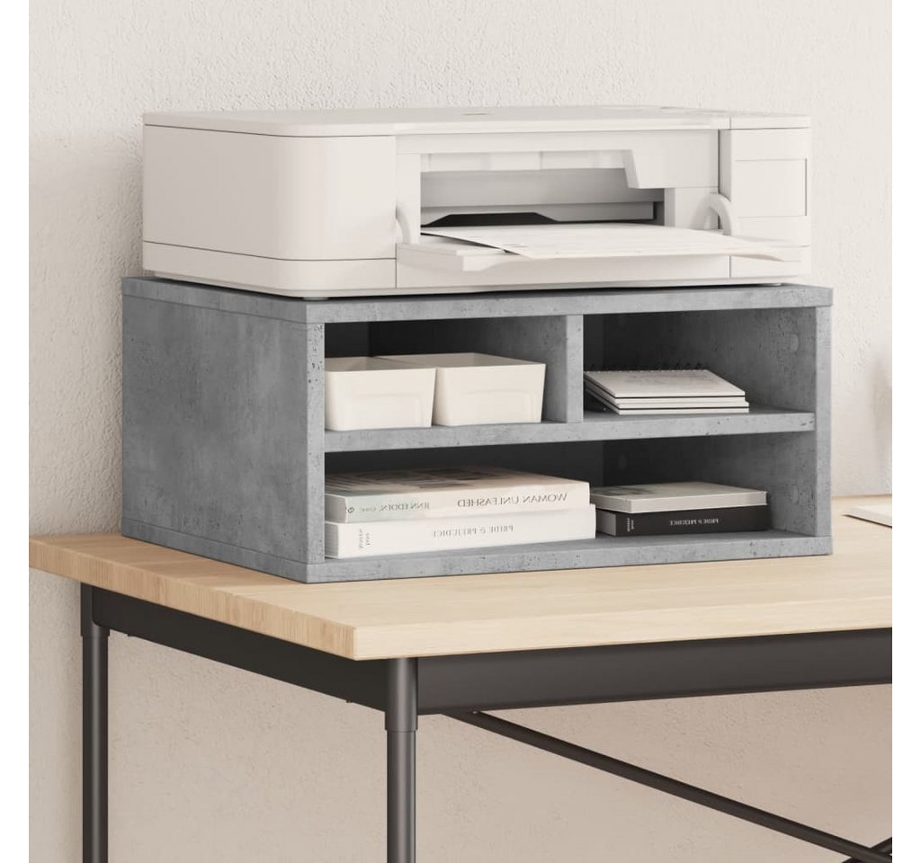 vidaXL Halterung, (Druckerständer Betongrau 49x40x22,5 cm Holzwerkstoff) von vidaXL