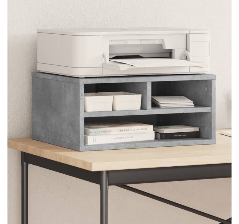 vidaXL Halterung, (Druckerständer Betongrau 49x40x22,5 cm Holzwerkstoff) von vidaXL