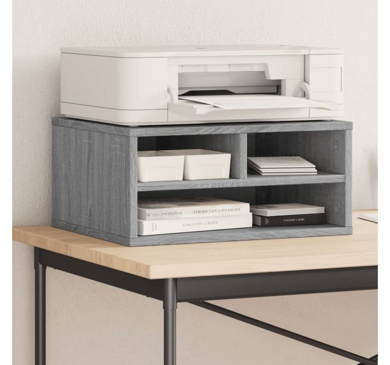 vidaXL Halterung, (Druckerständer Grau Sonoma 49x40x22,5 cm Holzwerkstoff) von vidaXL