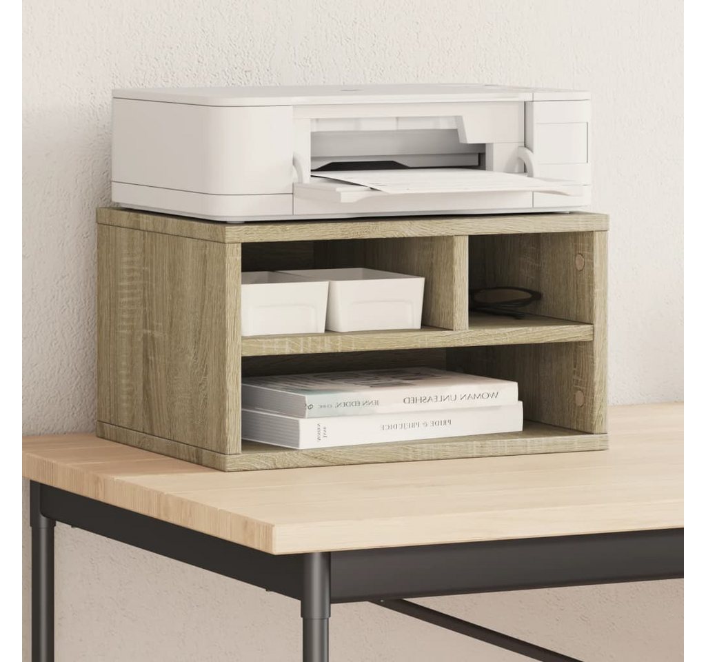 vidaXL Halterung, (Druckerständer Sonoma-Eiche 40x32x22,5 cm Holzwerkstoff) von vidaXL