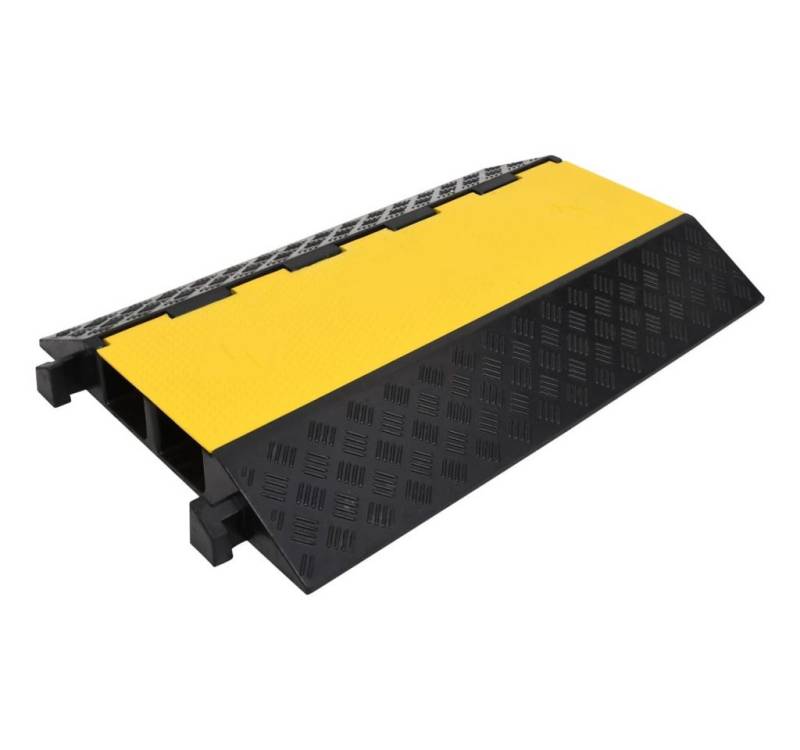 vidaXL Kabelkanal, Kabelbrücke 2 Kanäle Gummi 90 cm von vidaXL