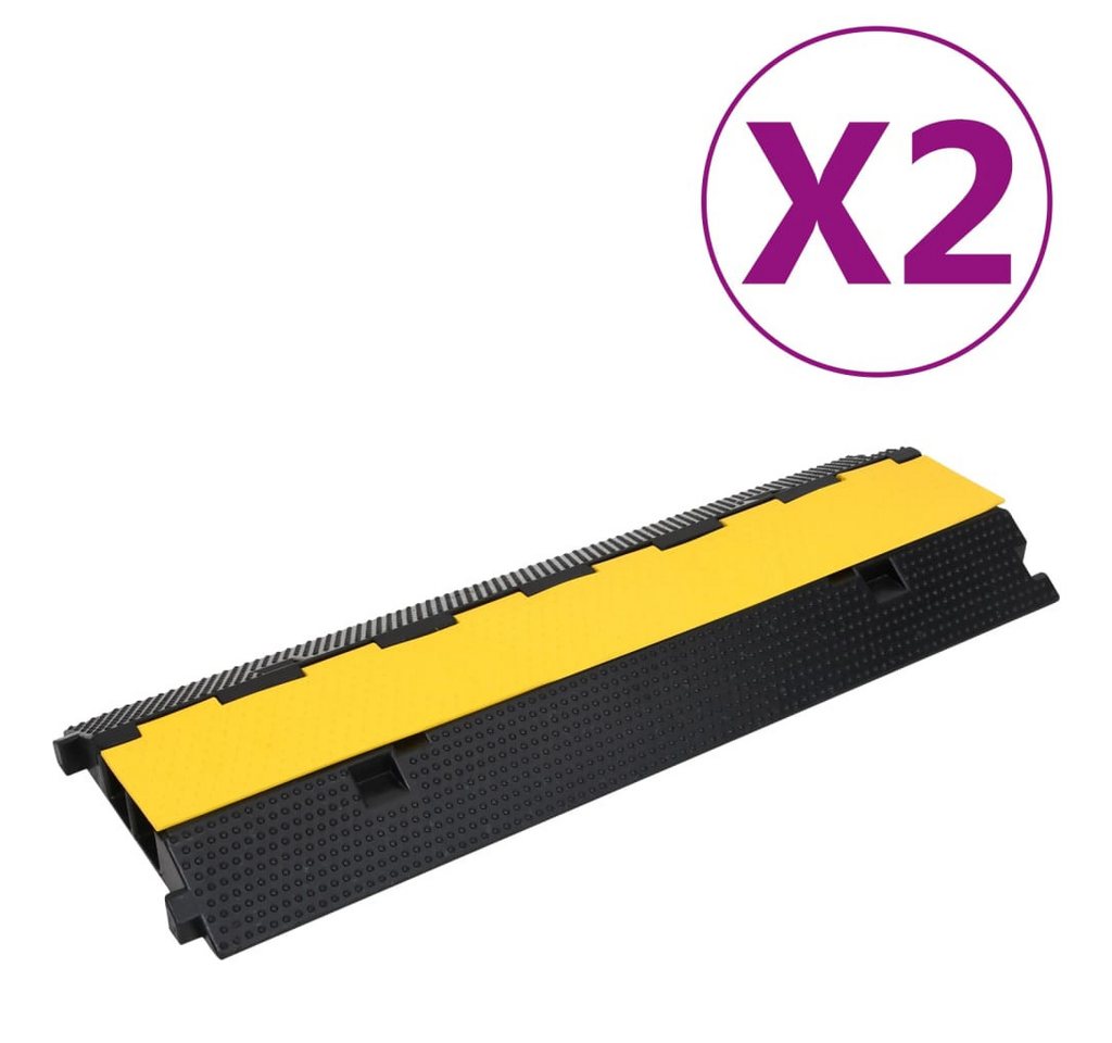 vidaXL Kabelkanal, Kabelbrücken 2 Stk. 2 Kanäle Gummi 100 cm vidaXL Kabelkanal, Kabelbrücken 2 Stk. 2 Kanäle Gummi 100 cm von vidaXL