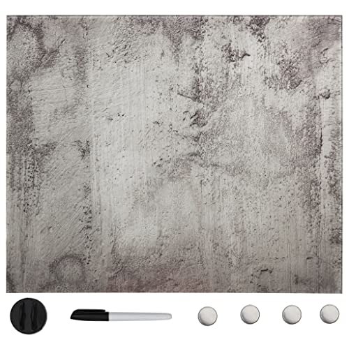vidaXL Magnettafel Wandmontage Magnetboard Glasmagnettafel Memoboard Wandtafel Pinnwand Schreibttafel Glastafel Tafel Glas 40x40cm von vidaXL