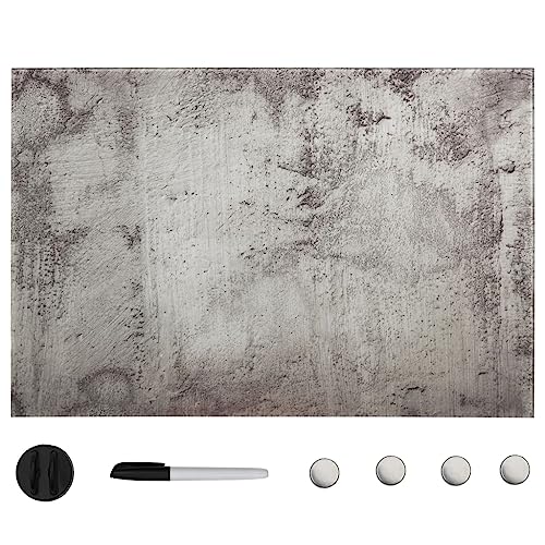 vidaXL Magnettafel Wandmontage Magnetboard Glasmagnettafel Memoboard Wandtafel Pinnwand Schreibttafel Glastafel Tafel Glas 60x40cm von vidaXL