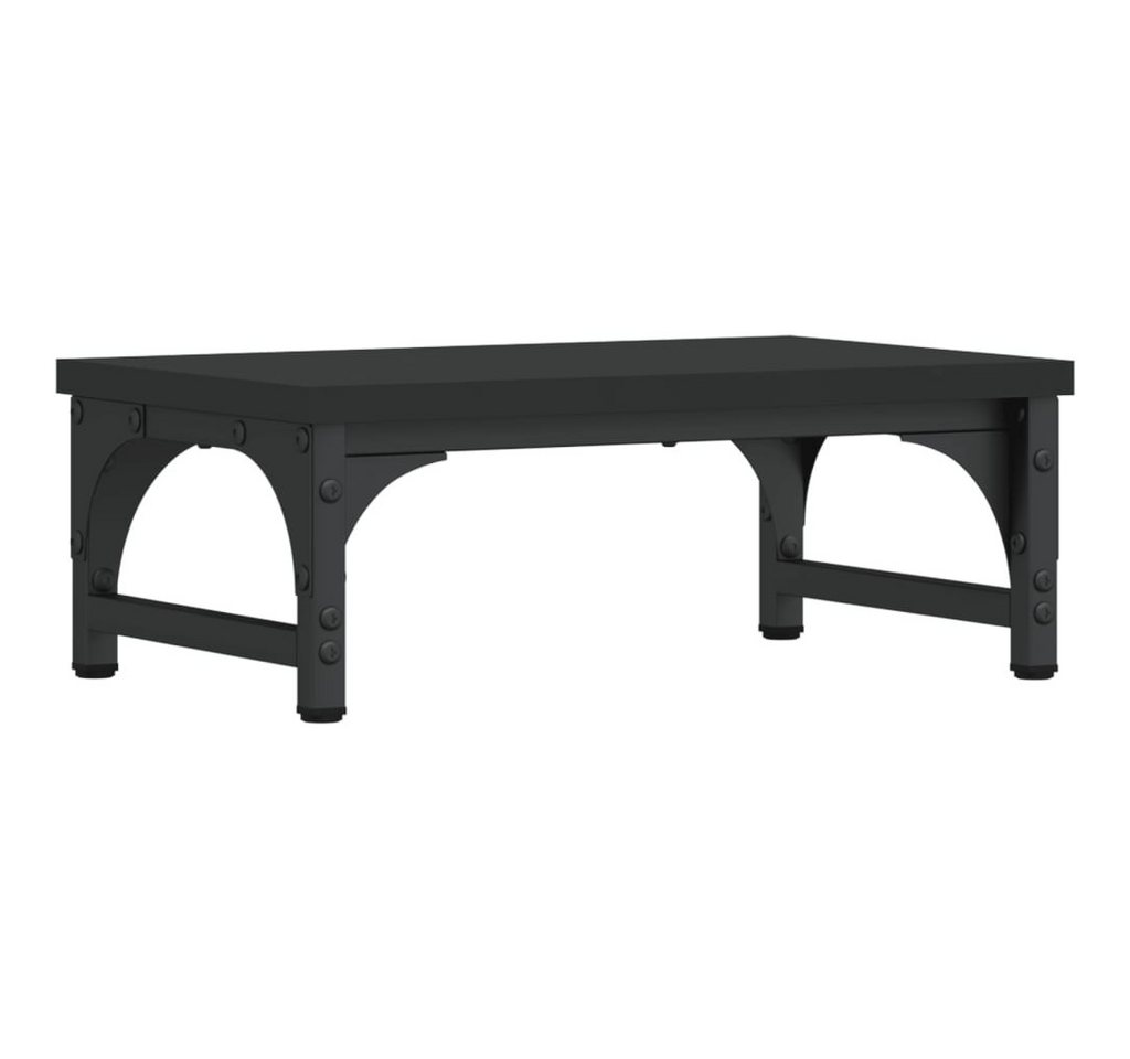 vidaXL Monitorständer, (Bildschirmständer Schwarz 37x23x14 cm Holzwerkstoff) von vidaXL