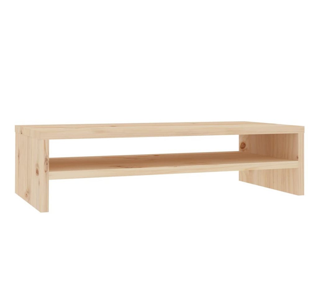 vidaXL Monitorständer 50x24x13 cm Massivholz Kiefer Monitorständer, (1-tlg) von vidaXL
