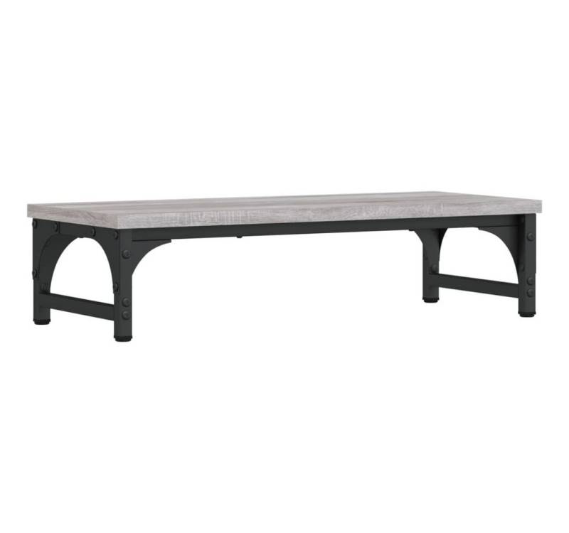 vidaXL Monitorständer, (Bildschirmständer Grau Sonoma 55x23x14 cm Holzwerkstoff) von vidaXL