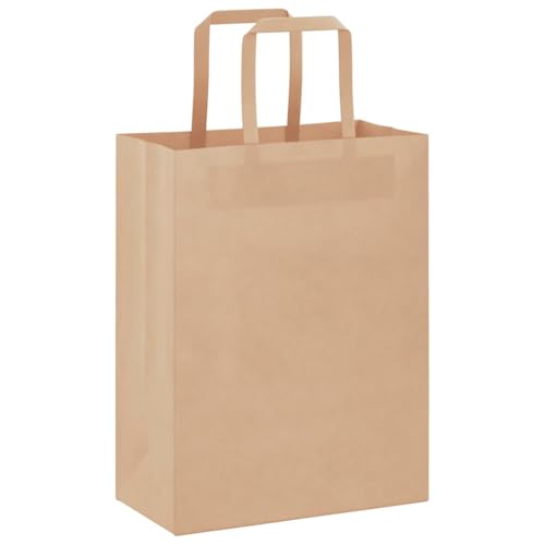 vidaXL Papiertragetaschen 50 Stk., Papiertüten mit Henkeln, Kraftpapiertüten, Geschenktüten für Einkaufen Hochzeiten Verpackungen Partys Geburtstag Weihnachten, Braun 21x11x28cm vidaXL Papiertragetaschen 50 Stk., Papiertüten mit Henkeln, Kraftpapiertüten, Geschenktüten für Einkaufen Hochzeiten Verpackungen Partys Geburtstag Weihnachten, Braun 21x11x28cm von vidaXL