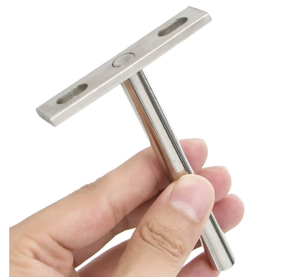 vidaXL Halterung Regalträger Schwebend 12 Stk. Unsichtbar Ø10x100 mm, (1-tlg) von vidaXL