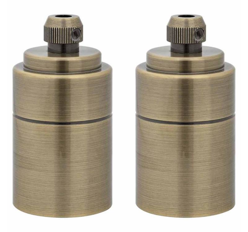 vidaXL WLAN-Dongle Lampenfassungen 2 Stk. Bronze E27 von vidaXL