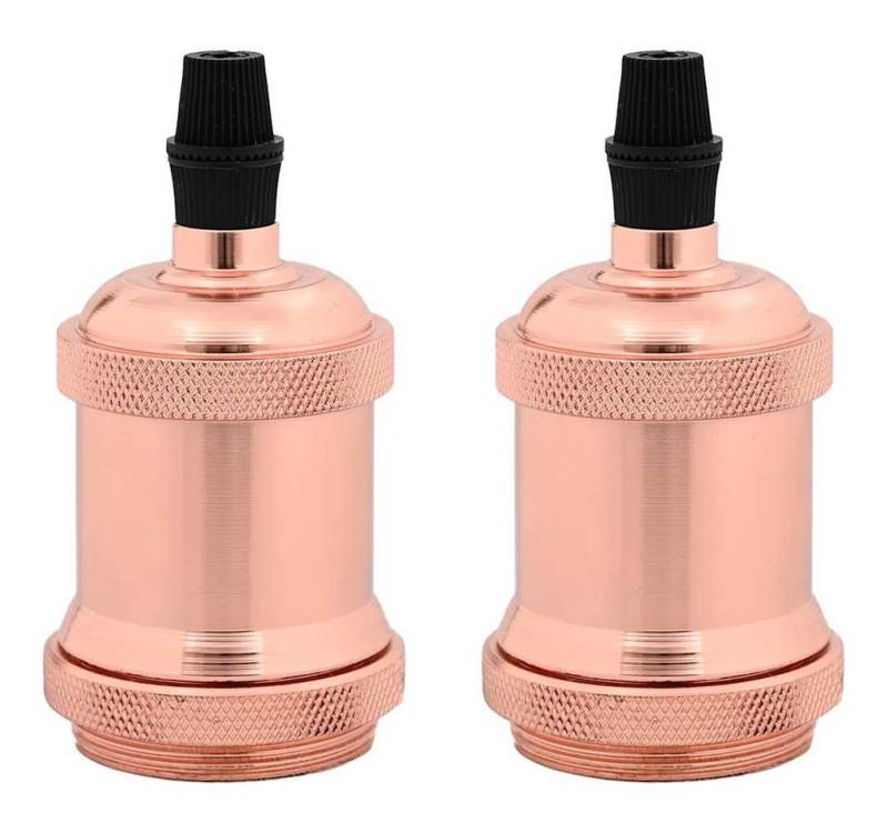 vidaXL WLAN-Dongle Lampenfassungen 2 Stk. Rosegold E27 von vidaXL