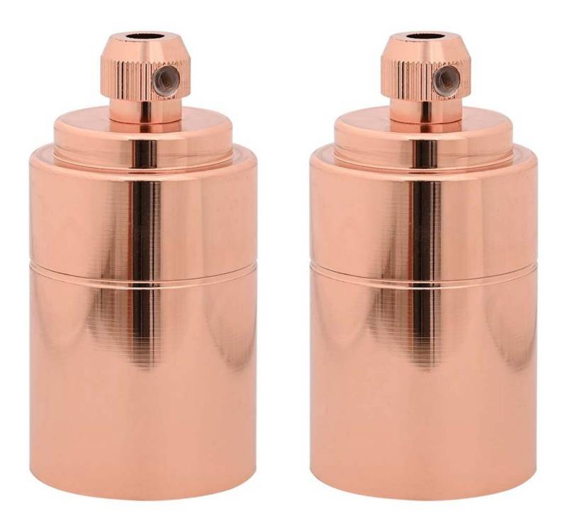 vidaXL WLAN-Dongle Lampenfassungen 2 Stk. Rosegold E27 von vidaXL