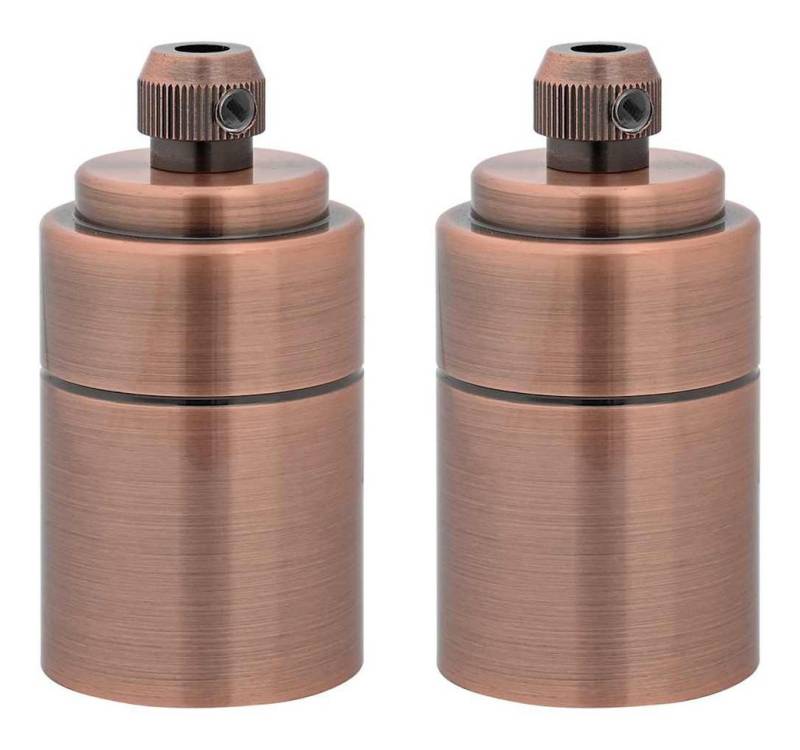vidaXL WLAN-Dongle Lampenfassungen 2 Stk. Rot-Bronze E27 von vidaXL