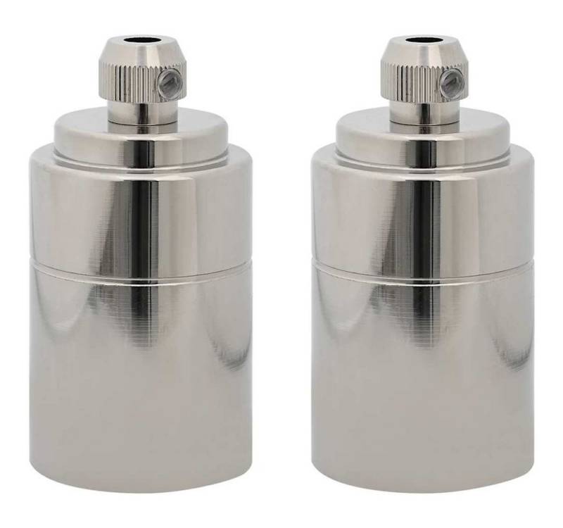 vidaXL WLAN-Dongle Lampenfassungen 2 Stk. Satin-Nickel E27 von vidaXL