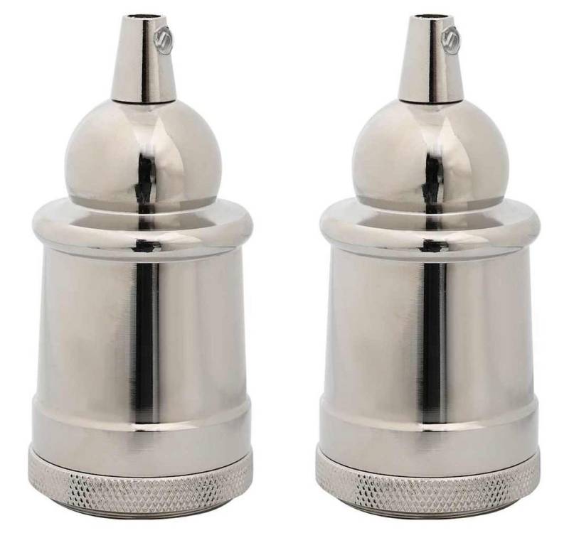 vidaXL WLAN-Dongle Lampenfassungen 2 Stk. Satin-Nickel E27 von vidaXL