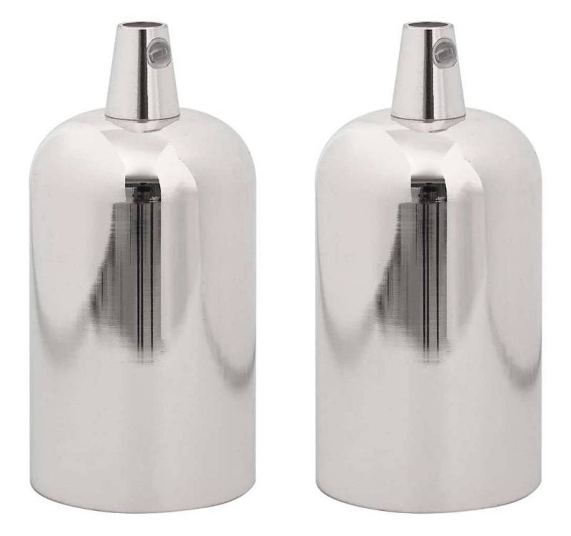vidaXL WLAN-Dongle Lampenfassungen 2 Stk. Satin-Nickel E27 von vidaXL