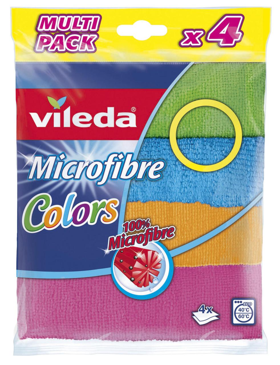 vileda Microfibre Colors Mikrofasertücher von vileda