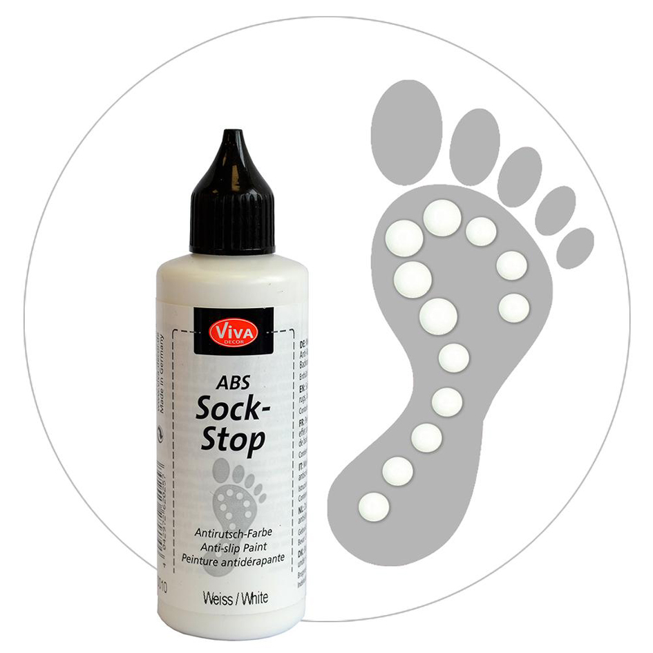 ViVA DECOR ABS Sock-Stop, 82 ml, weiss von viva decor