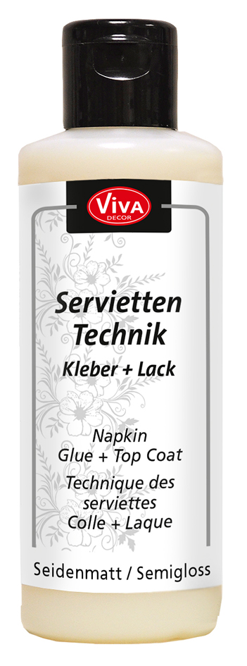 ViVA DECOR Servietten-Technik Kleber + Lack, 82 ml von viva decor