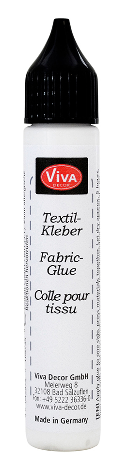 ViVA DECOR Textil-Kleber, transparent, 28 ml von viva decor