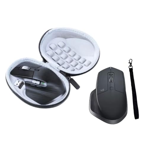 Hartschalen-Reise-Maus-Tasche für Logitech MX Master 3S/3/Master 2S/MX Master Advanced Wireless Performance Maus Tragetasche mit Handschlaufe von vividstarry