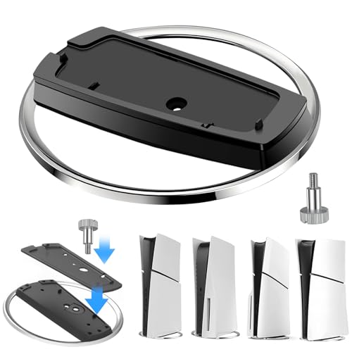 vnfsmy Vertikaler Standfuß für PS5 Konsole Slim Videospiele Zubehör Ständer für PS5, Slim Consoles Non-Slip Base Mount Konsole Disc und Digital Edition Vertikal Standfuss schwarz vnfsmy Vertikaler Standfuß für PS5 Konsole Slim Videospiele Zubehör Ständer für PS5, Slim Consoles Non-Slip Base Mount Konsole Disc und Digital Edition Vertikal Standfuss schwarz von vnfsmy