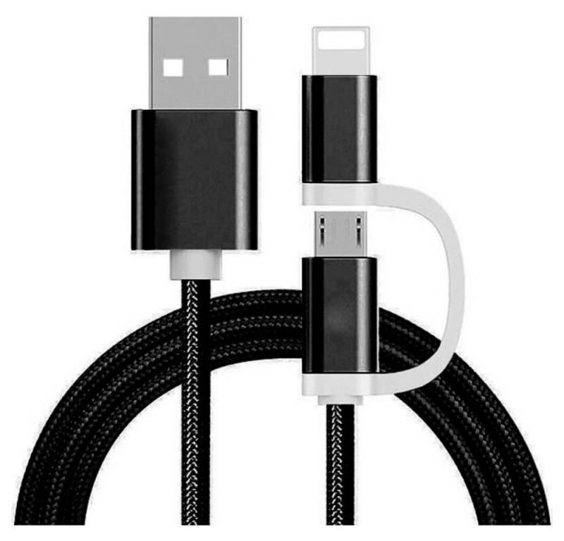 voelkner selection Apple iPad/iPhone/iPod Anschlusskabel [1x Micro-USB-Stecker, Apple Lig Smartphone-Kabel, (1.00 cm) von voelkner selection