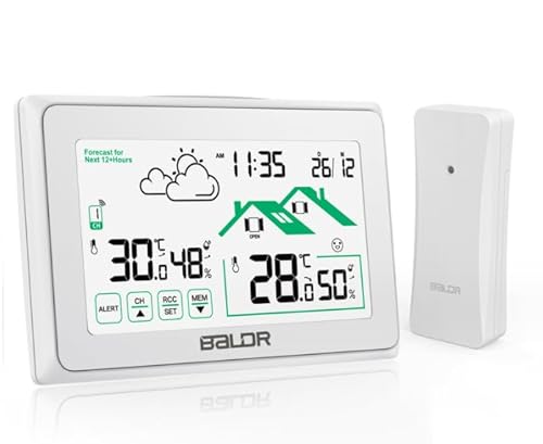 Wetterstation mit Außensensor Funk weiß von vonivi