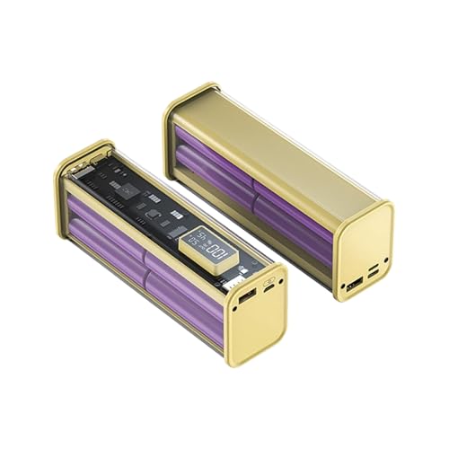 vreplrse Transparente Shell DIY Power Box mit Echtzeit Batterieprüfung Telefon Universal ABS 8 FOR18650 Batterieladegerät Boxen Fall, Gelb vreplrse Transparente Shell DIY Power Box mit Echtzeit Batterieprüfung Telefon Universal ABS 8 FOR18650 Batterieladegerät Boxen Fall, Gelb von vreplrse