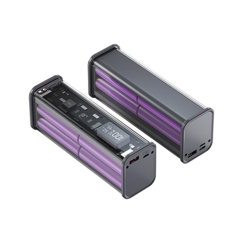 vreplrse Transparente Shell DIY Power Box mit Echtzeit Batterieprüfung Telefon Universal ABS 8 FOR18650 Batterieladegerät Boxen Fall, grau vreplrse Transparente Shell DIY Power Box mit Echtzeit Batterieprüfung Telefon Universal ABS 8 FOR18650 Batterieladegerät Boxen Fall, grau von vreplrse