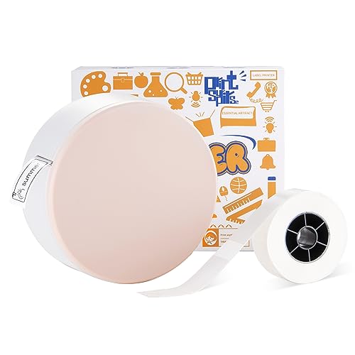 vretti HP3 Etikettendrucker,Bluetooth Etikettendrucker,Selbstklebendes Etikettiergerät,Mini Etikettendrucker mit iOS Android,Tragbarer Etikettendrucker mit Vorlagen für Schule,Büro,Zuhause von vretti