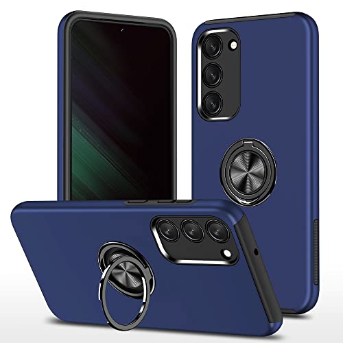 vumebao Handyhülle für Samsung S23 Hülle, Schutzhülle mit 360° Drehbare Ringhalter Ständer, TPU Militärschutz Hybrid Strapazierfähig Robust Bumper Hülle für S23, Blau vumebao Handyhülle für Samsung S23 Hülle, Schutzhülle mit 360° Drehbare Ringhalter Ständer, TPU Militärschutz Hybrid Strapazierfähig Robust Bumper Hülle für S23, Blau von vumebao