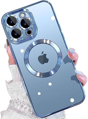 vumebao Handyhülle für iPhone 15 Pro Max mit Magsafe, Nie Vergilbung Schlanke Transparente Handyhülle Anti-Kratzer Stoßfeste Tropfen Fallsicher Hülle mit Kameraschutz für iPhone 15 Pro Max-Braun vumebao Handyhülle für iPhone 15 Pro Max mit Magsafe, Nie Vergilbung Schlanke Transparente Handyhülle Anti-Kratzer Stoßfeste Tropfen Fallsicher Hülle mit Kameraschutz für iPhone 15 Pro Max-Braun von vumebao