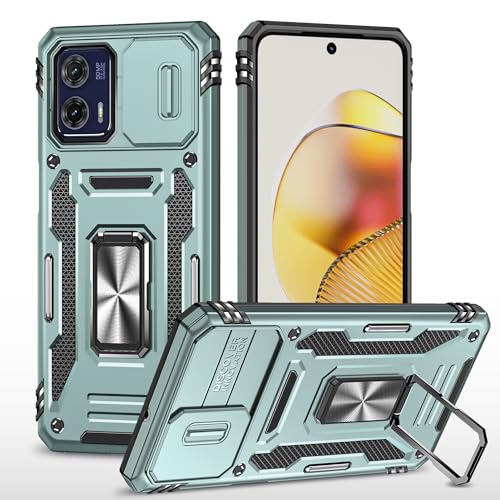 vumebao Schutz Hülle für Motorola Moto G73 Mit Drehbare Halterung, Handyhülle für Motorola Moto G73, Schiebe Kamera Abdeckung, Militär stoßfeste und kollisionsfeste-Grün vumebao Schutz Hülle für Motorola Moto G73 Mit Drehbare Halterung, Handyhülle für Motorola Moto G73, Schiebe Kamera Abdeckung, Militär stoßfeste und kollisionsfeste-Grün von vumebao