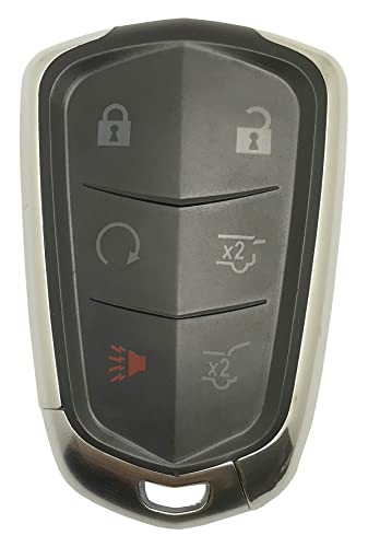 vurbemes Keyless Entry Ersatz-Schlüsselanhänger-Abdeckung, passend für Cadillac Escalade ESV 2015–2020 Escalade 2015–2019 Smart Remote Key Fob HYQ2AB von vurbemes