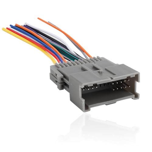 Aftermarket-Radio-Kabelbaum-Adapter-Set, Auto-Lautsprecheranschluss, Stereo-Kabelbaum, tragbarer CD-Player, Empfänger, kompatibel mit Chevrolet Chrysler Hummer Buick Suzuki, Auto-Modifikationen Aftermarket-Radio-Kabelbaum-Adapter-Set, Auto-Lautsprecheranschluss, Stereo-Kabelbaum, tragbarer CD-Player, Empfänger, kompatibel mit Chevrolet Chrysler Hummer Buick Suzuki, Auto-Modifikationen von vvag