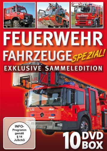 Feuerwehr Fahrzeuge Spezial! [10 DVDs] von w k & f Kommunikation