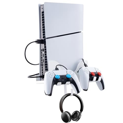 WABRACKET Wandhalterung Kit für PS5 Slim Konsole, Kompatibel mit PS5 Slim Disc &Digital Version.mit 2-in-1 Controller Ladekabel und SD Card Storage Box WABRACKET Wandhalterung Kit für PS5 Slim Konsole, Kompatibel mit PS5 Slim Disc &Digital Version.mit 2-in-1 Controller Ladekabel und SD Card Storage Box von Wabracket