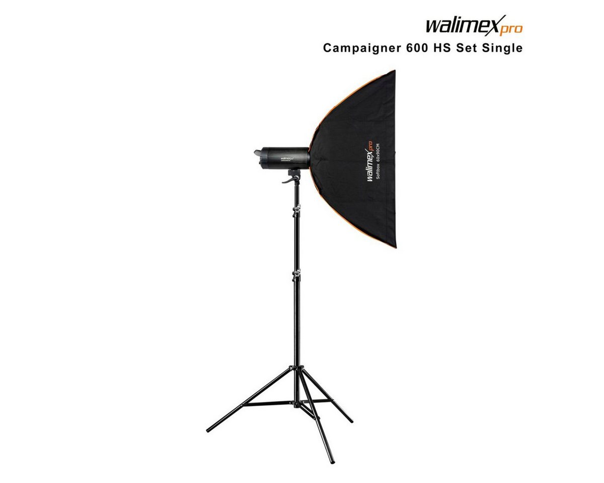 walimex pro Campaigner 600 HS Set Single Studio-Blitzgerät von walimex